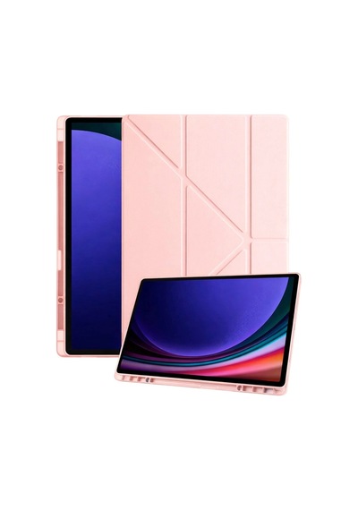 Samsung Galaxy Uyumlu, X930 Tab S11 Ultra 14.6 Kalemlikli Mars Tablet Kılıfı - Rose Gold Kılıf