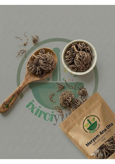 İxirciyusuf Meryem Ana Otu Meryem Ana Eli Diriliş Bitkisi Rose Of Jericho Selaginella Lepidophylla Doğal 50 G