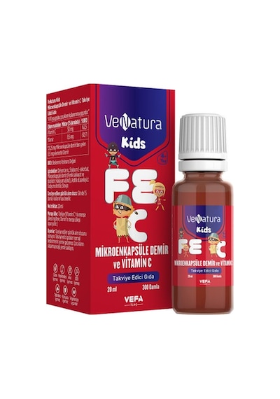 Venatura Kids Mikroenkapsüle Demir Ve Vitamin C