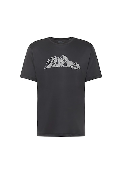 Jack Wolfskin Jack Wolfskın Peak Graphıc T M Erkek Mtn Phantom T-shırt A63269-t0272 Siyah