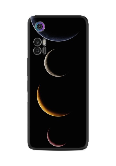 Tcl 30+ Plus Kılıf T676k Kılıf Resimli Desenli Silikon Platinium Series Gezegenler 1901