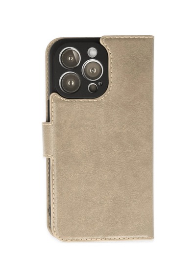 Newface - 65 - İphone 14 Pro Max Kılıf Trend S Plus Kapaklı Kılıf - Kmrsfres - - Gold