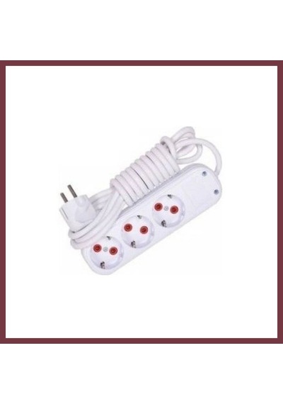 Storeşahin Sade 3'li Priz 2 M Shn0720