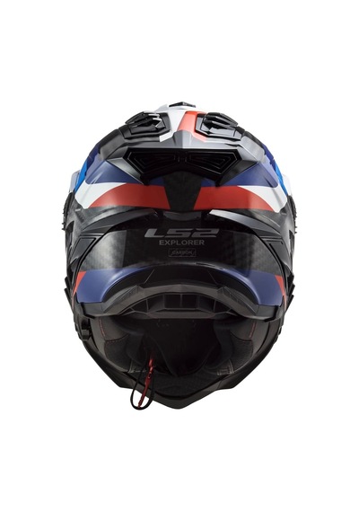 Ls2 Explorer C Karbon Frontıer Tıtanıum- Kask Sıyah-mavı