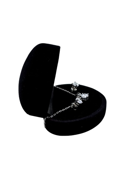 Oya Silver Zirkon Tektaş Gümüş Set&takım