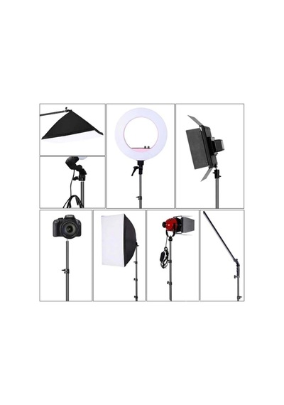 Kumandalı Tripod 2.1 Mt Telefon Ring Light Tutucu Lamba Işık Ayağı