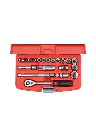 Ceta Form 20 Parça 3/8” 6 Köşe Lokma Takımı C10-20PH2