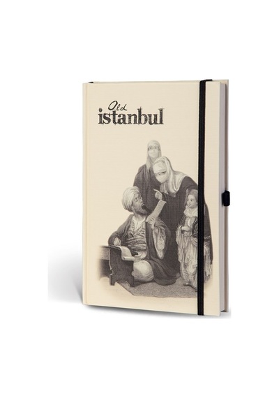 Eski İstanbul Cep Journal Çizgili Lastikli Arzuhal