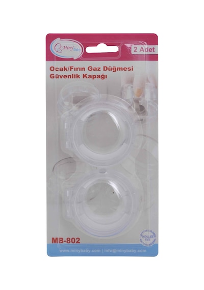 Miny Baby Ocak Fırın Gaz Düğmesi Güvenlik Kapağı  2 Adet Çok Renkli