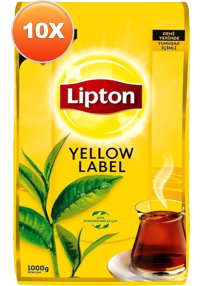 Lipton Yellow Label Dökme Çay 10 x 1 KG
