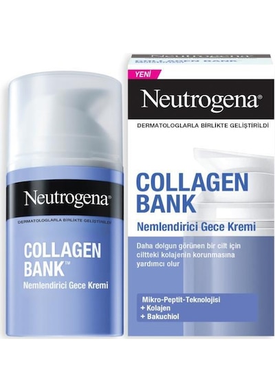 Neutrogena Collagen Bank Nemlendirici Gece Kremi 50 ml