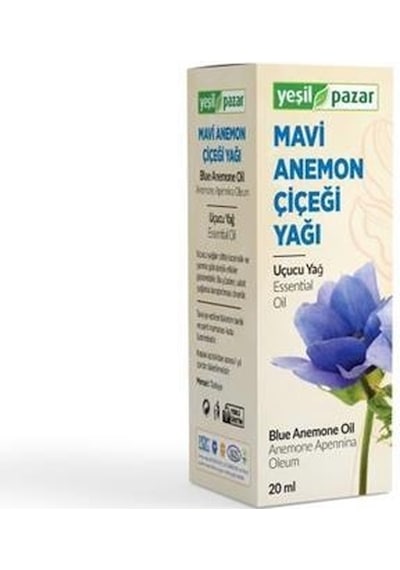 Yeşil Pazar Mavi Anemon Çiçeği Yağı 20 ML