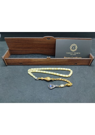 475 Ayar Gümüş Püsküllü 4 Parmak Küçük Boy Kalingrad White Amber Açık Gri 97216246
