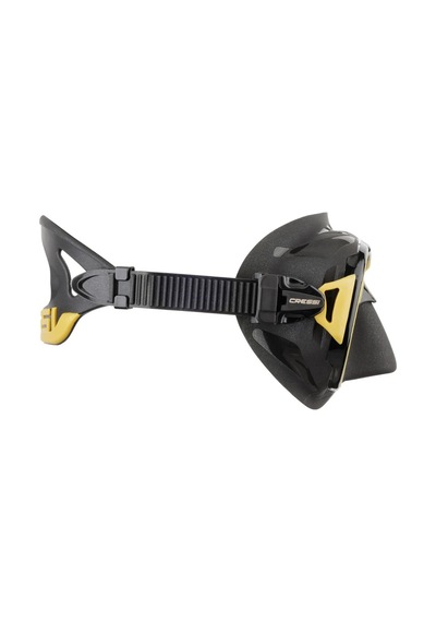Cressi Zeus Maske Black/yellow Black - Yellow