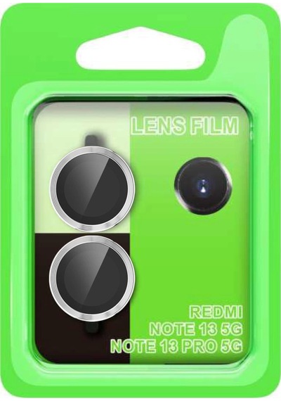 Xiaomi Redmi Note 13 Pro 5g Raze Metal Kamera Lens - Gümüş
