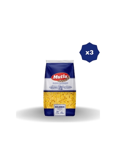 Kelebek Makarna 500 Gr X 3 Adet