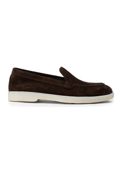 Deery Kadın Hakiki Süet Kahverengi Loafer Ayakkabı - 02039zkhvc01
