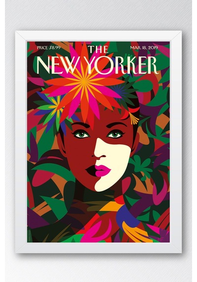 The New Yorker Çerçeveli Tablo March 18 2019