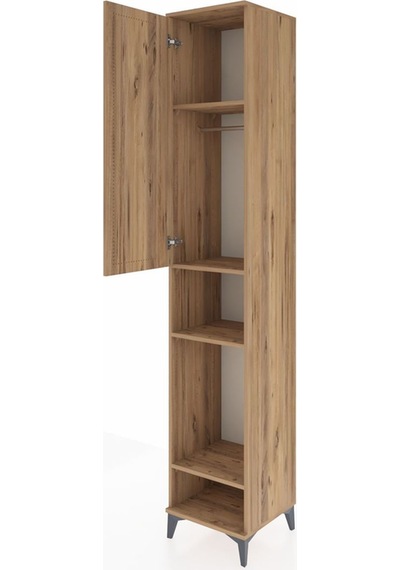Hyperion Dolap 4 Raflı Tek Kapaklı Tek Askılı 44x44x243 Çam-çam Çam Hyperion Dolap 4 Raflı Tek Kapaklı Tek Askılı 44x44x243 Çam-çam Çam