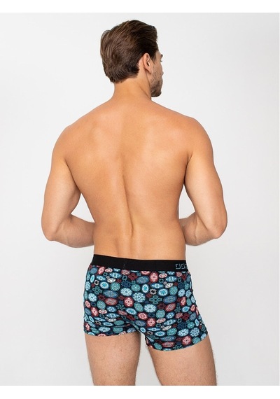Dorea 2 Adet Erkek Desenli Boxer (445773089) Siyah