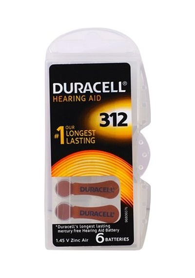 Duracell 312 Numara Pili 6'lı Paket