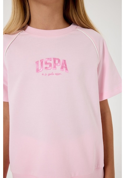 U.s. Polo Assn. Kız Çocuk Pembe Şort Takım Us2528-c-v2 Pembe