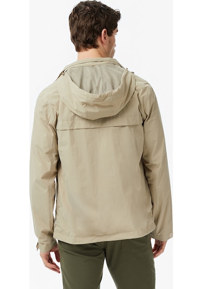 Nautica Erkek Bej Regular Fit İk Yaka Gizli Kapüşonlu Su İtici Montdüzj65013t