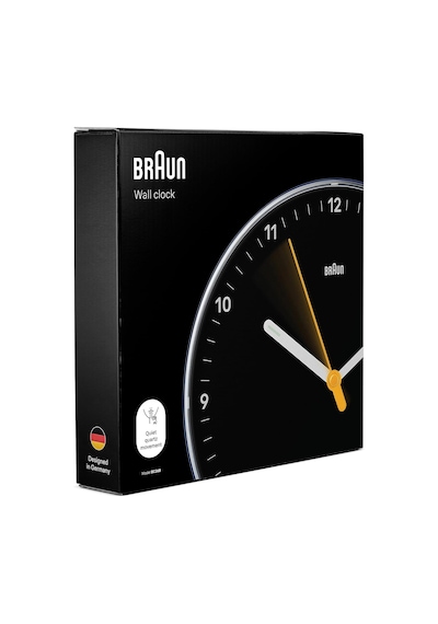 Braun Klasik Analog Duvar Saati Sessiz Kuvars Mekanizması, Iyi Ok Diğer 16434125