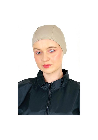 Sea Queen Likralı Kumaş Bez Deniz Ve Havuz Yüzücü Bonesi Bej - 651363807 Bej