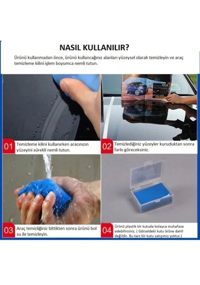 3m Cam Kaput Ve Kaporta Temizleme Kil Çamuru 180 Gr