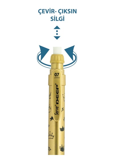 Deep Versatil Kalem Sketch Serisi 0.7mm Altın