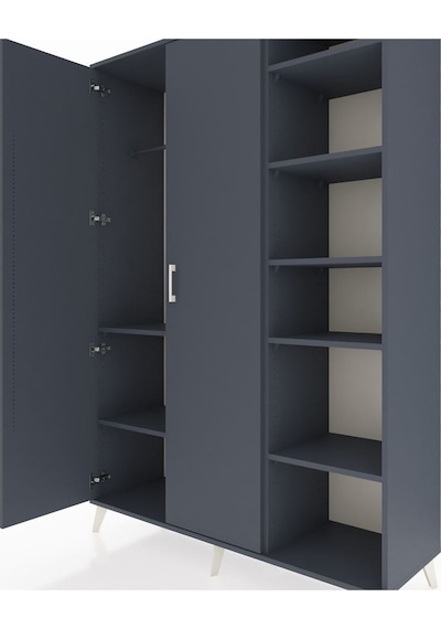 Hyperion Dolap 7 Raflı 2 Kapaklı Tek Askılı 132x44x195 Antrasit-antrasit/çam Antrasıt/atlas Çam Hyperion Dolap 7 Raflı 2 Kapaklı Tek Askılı 132x44x195 Antrasit-antrasit/çam Antrasıt/atlas Çam