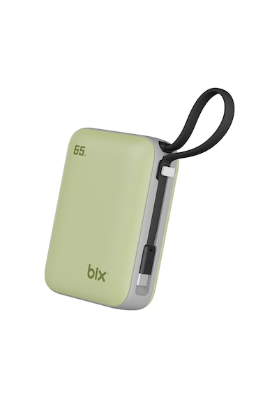 Bix Pb120 20000mah 65w Type-c Pd Kompakt Tasarımlı Dijital Göstergeli Powerbank Taşınabilir Hızlı Şarj Cihazı Yeşil
