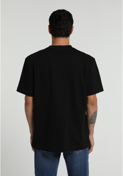 Colin's Colins Relaxed Fit Yuvarlak Yaka Düz Erkek Siyah Kısa Kol Tişört Cl1080498 Q1.v2 Blk