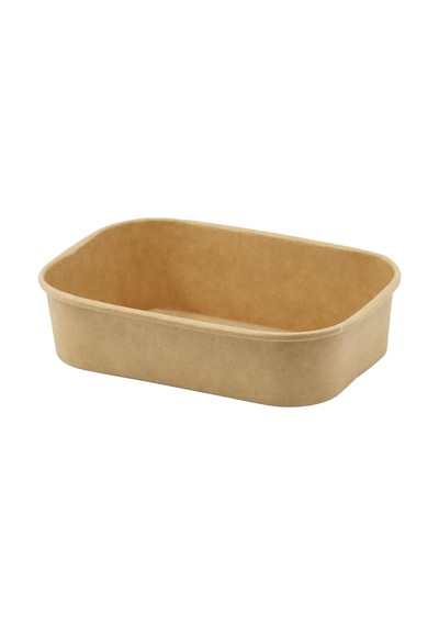 20 Oz Kraft Karton Dikdörtgen Kase 500 Cc - 50 Adet