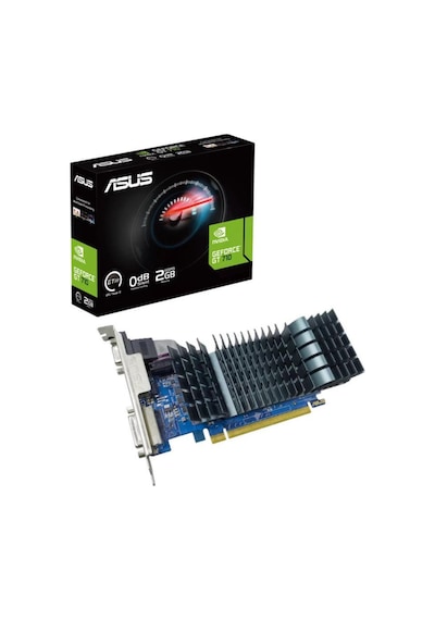 Asus NVIDIA GeForce GT 710 GT710-SL-2GD5-BRK-EVO 2 GB GDDR5 64 Bit Ekran Kartı