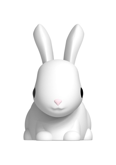 Dhink Silikon Şarjlı Gece Lambası Bunny Cotton Beyaz