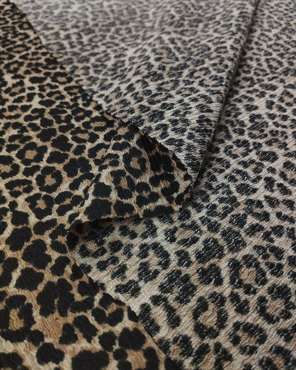 Irmak Örme Bürümcüklü Jarse Leopar Desen En: 160 Cm-964 Renkli