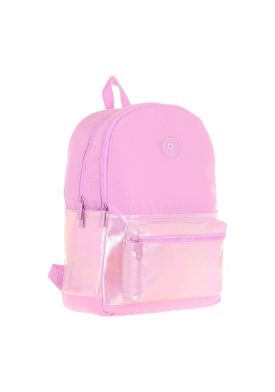 Kaukko Cube Üç Bölmeli Kız Çocuk Pembe Okul Çantası - K1819 Pembe