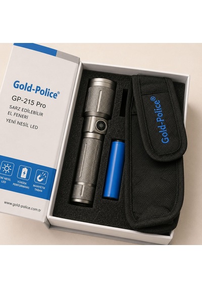 Gold Polıce Fener Gp-215 Gümüş