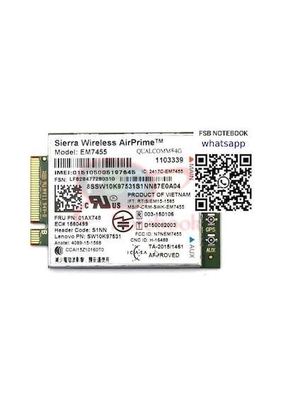 Lenovo Thinkpad T560 T570 T460 Wifi Wireless Lan Kartı
