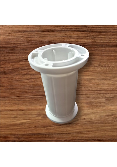 50 Çap 10-12cm Ayarlı Mobilya Ayağı Baza Ayağı Beyaz Açık Gri