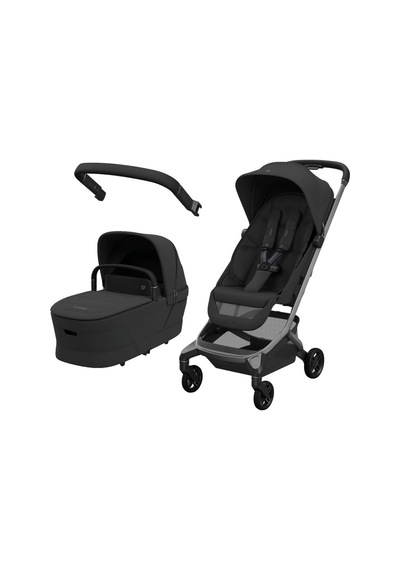 Maxi-cosi Fame Cabin Portbebesiyle Katlanabilen Led Işıklı Şarj Üniteli Bebek Arabası Black