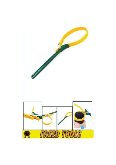 Ayarlı Kayışlı Kemerli Yağ Filtre Sökme Anahtarı 9" 225mm