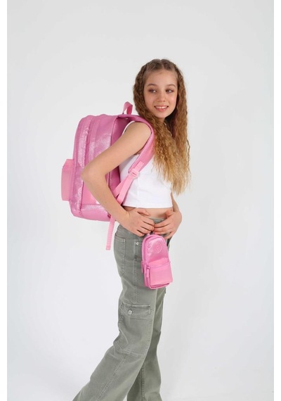 Kaukko Magical Sırt Çantası Plain Pink K1743