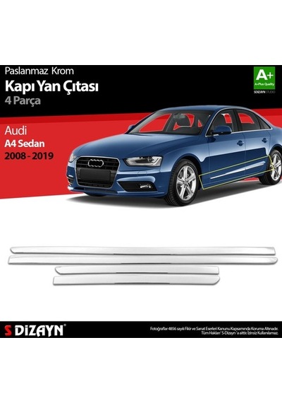 Audi A4 Sd Krom Kapı Yan Çıtası 2008 2019