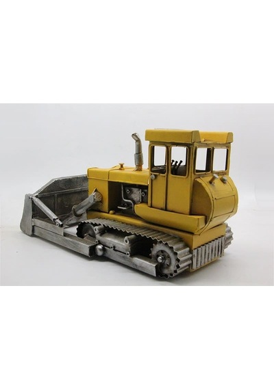 Dekoratif Metal Buldozer
