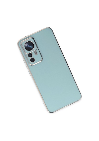 Xiaomi Mi 12t Pro Uyumlu Kılıf Volet Silikon - Açık Yeşil
