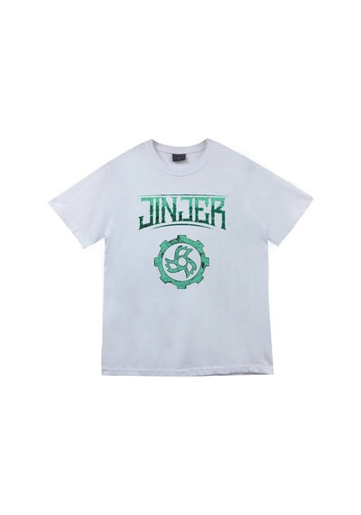 Stoned&Fame Jinjer Baskılı T-shirt Beyaz