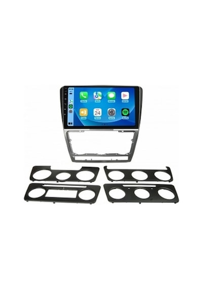 Skoda Octavia 2007-2012 Gri 4gb Ram 32gb Hafıza 4 Çekirdek Carplay Kamera Android Multimedya 9"